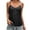 Black, variant on OSOLU Solid Color Women Sparkly Sequin Camisole Tops Stylish Layering Underwear For Parties Events Shirts Relaxed Fit Dailywear