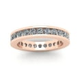 thumbnail image 3 of Natural 1.75Ct Round Cut Classic Channel Diamond Women's Anniversary Wedding Eternity Band Ring Solid 18k Rose Gold F VS2, 3 of 3