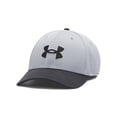 thumbnail image 1 of Gorra Under Armour Blitzing Stretch Fit, acero y negro, talla XL, 1 of 2