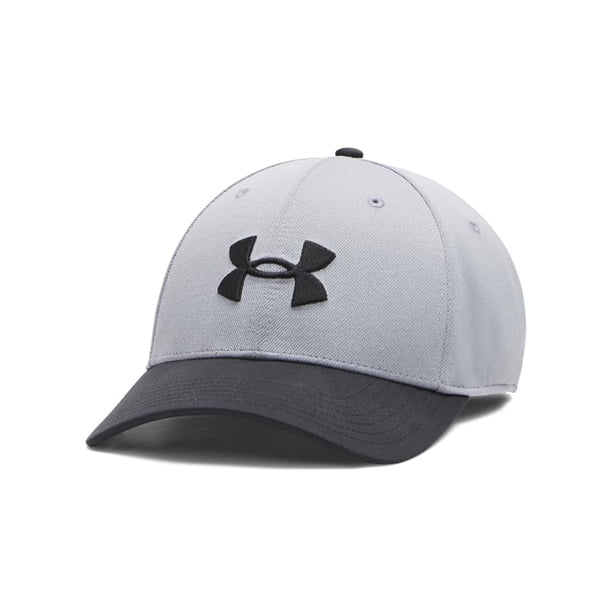 Gorra Under Armour Blitzing Stretch Fit, acero/negro, talla L/XL