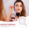 thumbnail image 3 of IFANLANDOR Espejo Compacto Con LED Recargable Para Maquillaje Color Rosa Portátil, 3 of 8