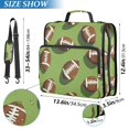 thumbnail image 2 of FORMRS Zipper Binder with Shoulder Strap 2-inch Ring 500 Sheet Capacity File Bag, Game Day Footballs, 2 of 5
