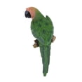 thumbnail image 3 of 20 tipos de adornos de escritorio de loro de resina natural, modelo de pájaro, adornos de juguete 31 cm Mira a la izquierda verde, 3 of 9