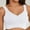 White, variant on Uqiangy Full Coverage Bras for Women No Wire Bras for Women Full Coverage Women's Exotic Bustiers & Corsets Wireless Push Up Bra Longline Bras for Women Lace Bras for Women Women's Bras Pink S