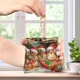 thumbnail image 4 of PU Leather Coin Purse Wallet Compact Water-Resistant Card Cases Money Organizers Bunny with Santa Hat, 4 of 7
