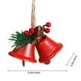 thumbnail image 3 of Festive Bell with Pine Cone Design Christmas Bells Decoration 1/4pcs Christmas Bells with Pine Cone Design Easy Installation Hanging Decor for Doors, 3 of 6
