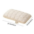 thumbnail image 5 of Hvmvliv Memories Foam Pillows(17.71x27.55in) Hotel-Grade Pillow Core Soft and Supportive Bed Pillow Suitable for Back Side and Stomach Sleepers Made Of-Friendly Fabric Beige, 5 of 9