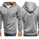 thumbnail image 3 of Sudadera con capucha y logo de murciélago de película divertida para hombre, de gran tamaño, estilo hip hop, informal, con bolsillo y cremallera, cálida, para otoño, 3 of 5