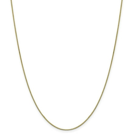 Roy Rose Jewelry 10K Yellow Gold .90mm Box Chain Necklace ~ Length 30'' inches