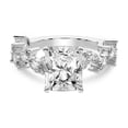 thumbnail image 4 of IGI Certified 5 Carat Radiant Shape Lab Grown Diamond Engagement Ring | 14K White Gold | Hester Petite Side Stone Diamond Ring | FG-VS1-VS2 Quality Friendly Diamonds, 4 of 6