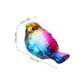 thumbnail image 2 of Figuras de pájaros de cristal, estatua de pájaro de cristal, minifigura de animal, pisapapeles coleccionable para decoración del hogar y estantes para amantes., 2 of 5
