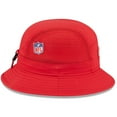 thumbnail image 5 of Men's New Era Red Kansas City Chiefs 2025 Sideline  Bucket Hat, 5 of 5
