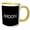 Yellow/White, variant on 3drose, Moon, 11oz Mug