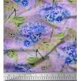 thumbnail image 1 of Soimoi Rayon Fabric Flower & Leaves Watercolor Decor Fabric Printed Yard 42 Inch Wide, 1 of 1
