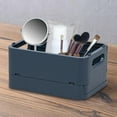 thumbnail image 4 of Folding Storage Box Container Utility Organization Toy Clothes Books Durable Jewelry Storage Case for Desktop Drawer Home dark blue, 4 of 9