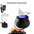 Halloween Mist Maker Fogger with Witch Cauldron, Fog Machine Atomizer