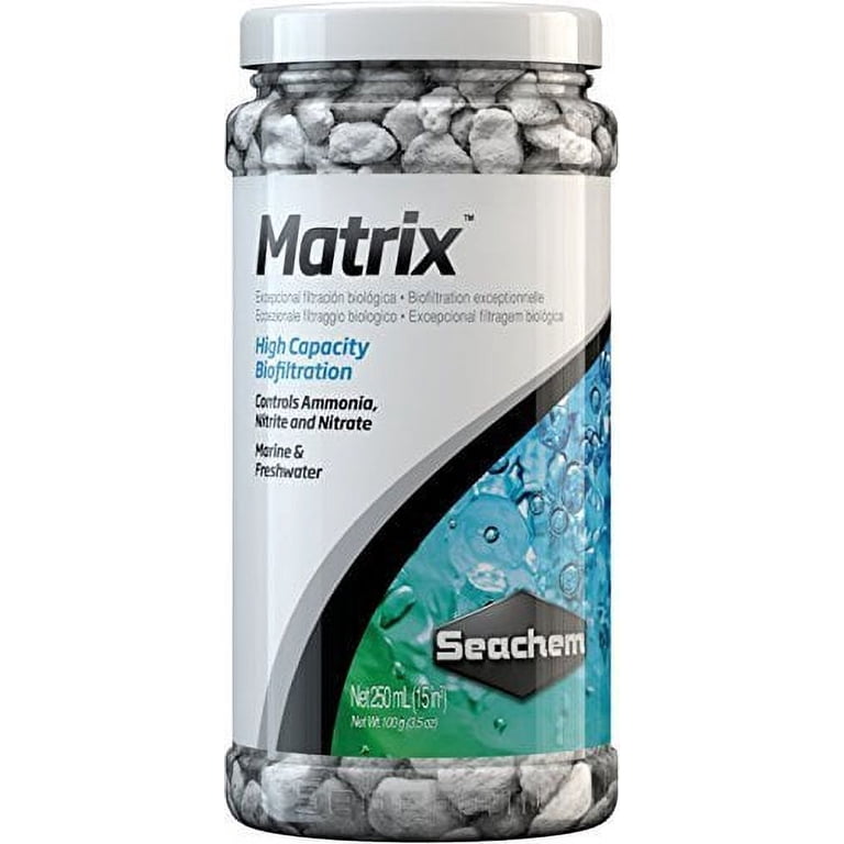 Seachem Matrix Bio Media 500ml 2 pk of 250ml - Walmart.com