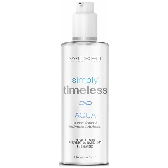 Wicked Simply Timeless Aqua Jelle Water-Based Gel Lubricant 4oz