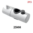 thumbnail image 1 of Xingzhi 2 Pieces Shower Rail Slide Bathroom Shower Room Showerhead ABS Plastic Holder Bracket 360 Degree Rotation, 25mm, 1 of 9