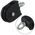 thumbnail image 2 of Bearing Quiet Noise Reduction Pulley Block Pulley Wheel For Pulley Block Roller High Strength Alumina 360° Rotating Install, 2 of 12