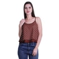 thumbnail image 1 of Moomaya Printed Womens Spaghetti Strap Crop Top Cami Summer Tops, 1 of 5