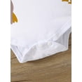 thumbnail image 7 of 3pcs Infants Cute Cartoon Graphic Romper + Pants + Hat Set, 7 of 7