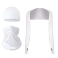 thumbnail image 1 of Long Sleeve Blouses for Women Golf Sunscreen Shawl Sleeve Cover Set with Riding Mask, Outdoor Multi-Functional Arm Protection, 1 of 3
