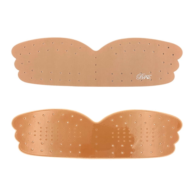 Adhesivo para el pecho Push-up Adhesivo de silicona transpirable para el pecho Correa para el hombro Anti-golpes Anti-correr Ligero Pecho colapsado Ropa interior invisible sin costuras