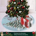 thumbnail image 3 of Ryvnso Christmas Tree Skirt Truck Christmas Tree Snow Xmas Tree Skirts Ornament Home Decorations 35.4", 3 of 6