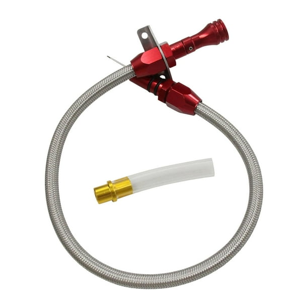 Varilla de nivel de líquido de transmisión, longitud total 71,5 cm, repuesto, herramienta instalable Rojo