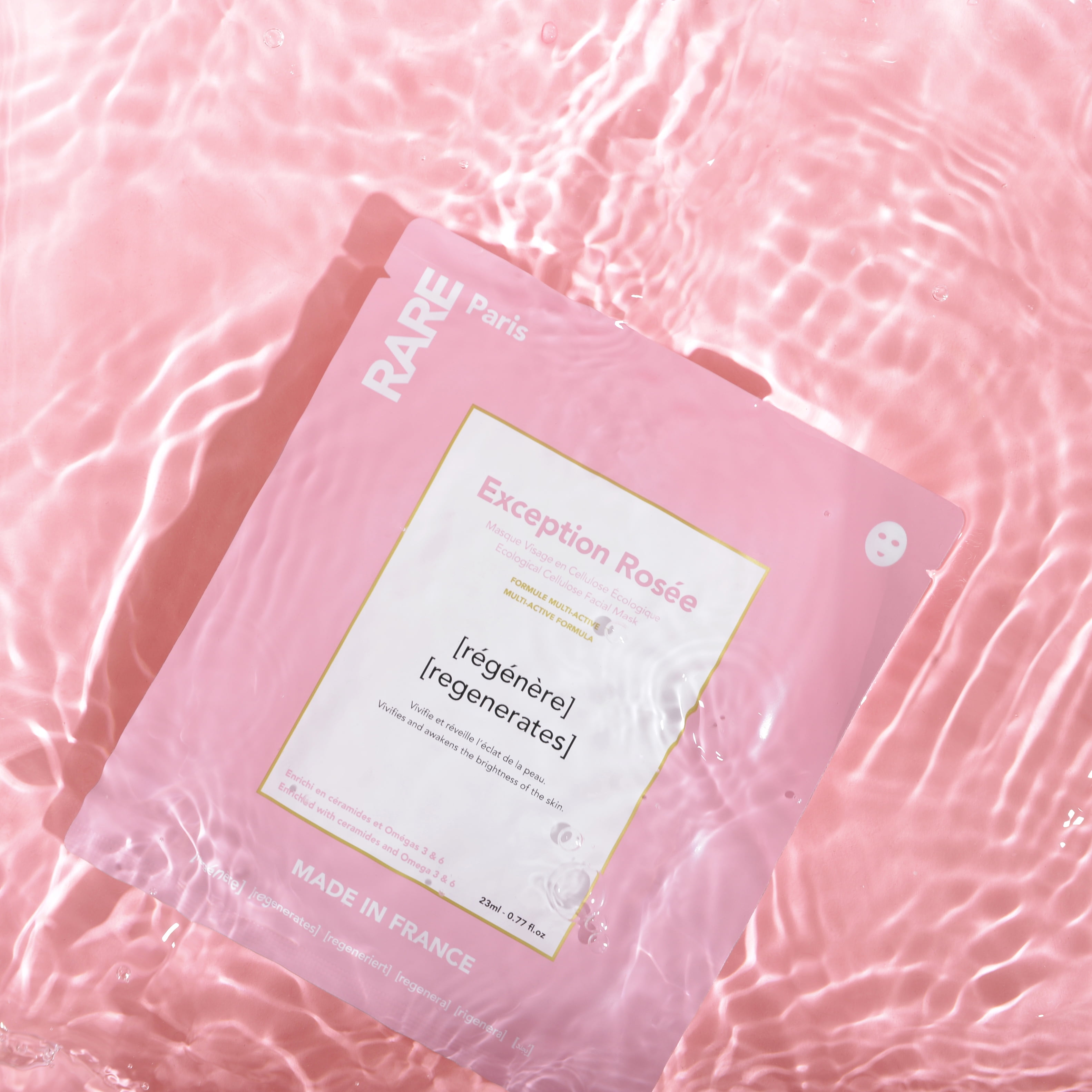 RARE Paris Exception Rosee Regenerating Face Mask Box 5 ct