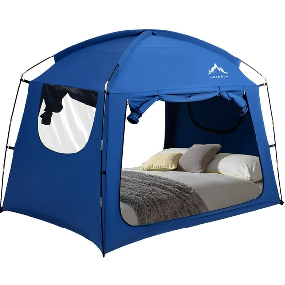 Carpa para Cama UNIHIMAL para Cama Individual con Dosel Azul
