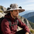 thumbnail image 6 of Outdoor Wide Brim Sun Hat with 2 Solar Fan Sun Bucket Hat for Men Women UPF 50+ Bucket Fishing & Beach Hat with Fan Built in, 6 of 6