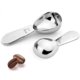 thumbnail image 3 of Juego De 2 Cucharaditas De Café, 1 Cda. Sopa (15 Ml) Y 2 Cdas. Sopa (30 Ml) Cucharadas Medida De Acero Inoxidable Para Café, Té, Azúcar, Harina. Afortunado Sencillez, 3 of 5