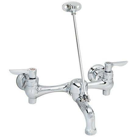 American Standard 8344.012 Utility Faucet Double Handle; Rough Chrome