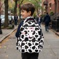 thumbnail image 4 of Yspwyqan Teen Girls Backpack, 17 Inch Lightweight School Bag, Multi-Pocket Fits 15.6 Laptop, Cute Cow Print Casual Daypack for Camping Back to School Gifts, 4 of 7
