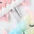 thumbnail image 4 of Paquete de 2 antifaz para dormir para niños, antifaz de unicornio colorido con dibujos animados, cubierta de ojos de felpa para dormir con los ojos vendados para niñas y niños (rosa + azul claro) Xemadio CJWUS-5965, 4 of 5