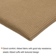 thumbnail image 4 of Uxcell Elastic Cuffs Ribbed Trims Cotton Fabric Knit Rib Stretch Tape Cuff Sleeve Waistband for Sewing Khaki 4" x 3.5", 4 of 6