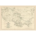 thumbnail image 2 of Vickery 32x24 White Modern Wood Framed Museum Art Print Titled - Pitkin County Colorado - Vickery 1884, 2 of 4