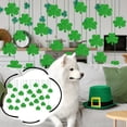 thumbnail image 6 of Holiday Style Decor, St. Patrick's Day Party Decor Clover Banner Garland - 24 Leaves, 6 of 8