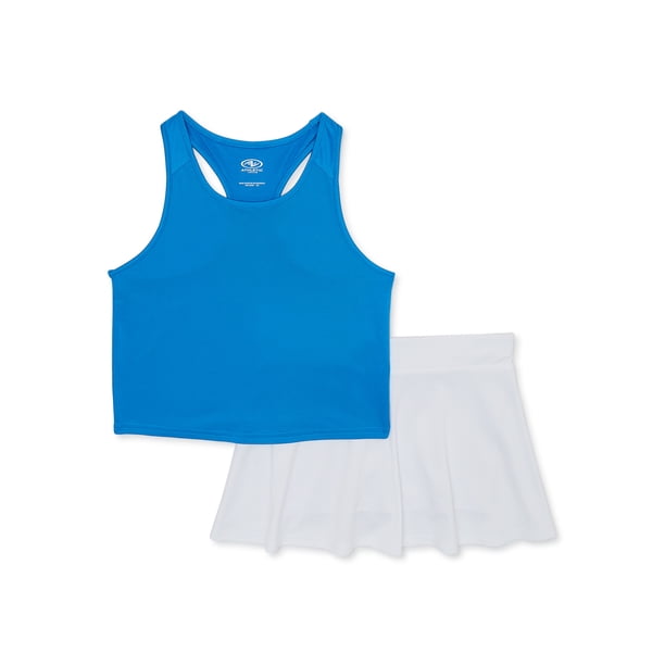Pre-Order Textured Women Tank and Skort 2-Piece Set