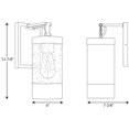 thumbnail image 4 of POINT DUME® Lookout Collection Brushed Nickel Wall Bracket, 4 of 4