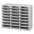 thumbnail image 5 of Fellowes® Literature Organizer, 24 Compartments, 23 7/16"H x 29 7/16"W x 11 7/8"D, Dove Gray, 5 of 7