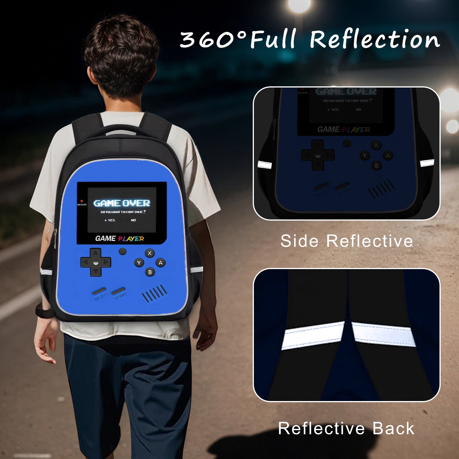 Inadays Backpacks for School Gamer Bookbag
