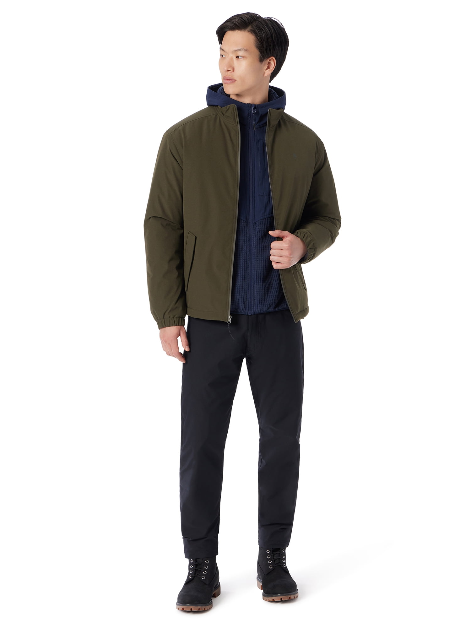 Bass & Co. Men's and Big Men's Tech Coach's Jacket, Sizes S-3XL