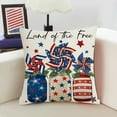 thumbnail image 6 of Aihimol independence Day Pillow 10th of July Patriotic Pillow Memorial Day indoor Outdoor Cushion Case for Home Bedroom Decor, 6 of 7