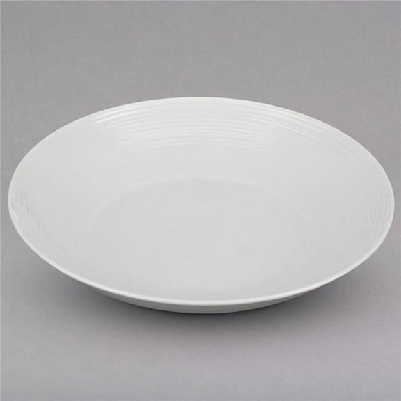 Oneida R4570000154 11 in. Botticelli Round Bright White Porcelain Deep Plate