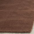 thumbnail image 4 of SAFAVIEH Himalaya Rachelle Solid Wool Runner Rug, Brown, 2'3" x 10', 4 of 9