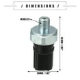 thumbnail image 5 of Unique Bargains Engine Oil Pressure Sensor for Honda Civic 2012-2020 Metal 37250-R1A-A01 Silver Tone  Black, 5 of 7