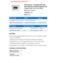 thumbnail image 2 of Knock Sensor - Compatible with 2007 - 2013 GMC Sierra 1500 WT Standard Cab Pickup 2-Door 4.3L V6 LU3 VIN X 2008 2009 2010 2011 2012, 2 of 2